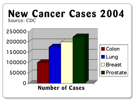 New Cancer Cases 2004